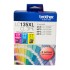 Brother LC135XLCL3PK CMY Colour High Yield Ink Cartridge (Triple Pack)