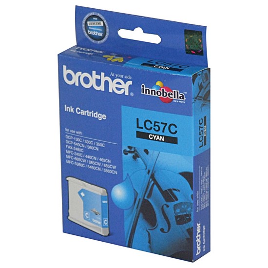 Brother LC57C Cyan Ink Cartridge