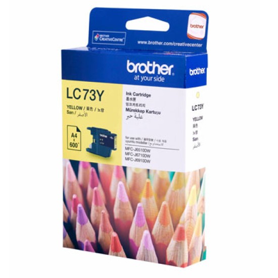 Brother LC73Y Yellow Ink Cartridge