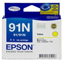 Epson 91N Yellow Ink Cartridge (T1074)