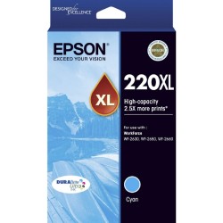 Epson 220XL Cyan DuraBrite Ink Cartridge