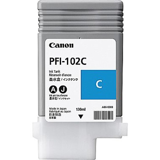 Canon PFI-102C Cyan Ink Cartridge