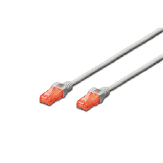 Digitus UTP CAT6 Patch Lead - 0.5M Grey