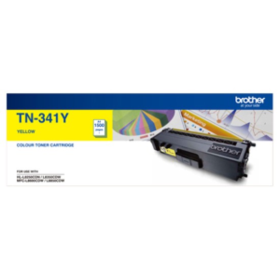 Brother TN341Y Yellow Toner Cartridge