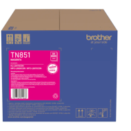 Brother TN851M Magenta Toner Cartridge.