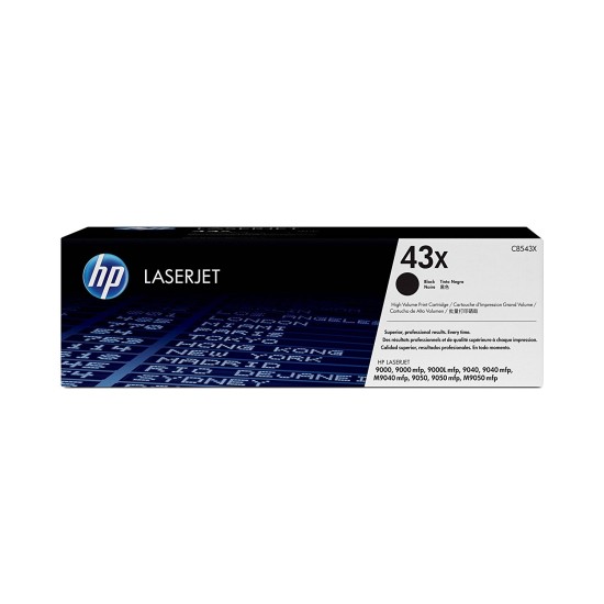 HP 43X Black High Yield Toner Cartridge (C8543X)