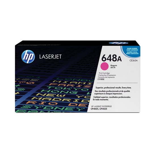 HP 648A Magenta Toner Cartridge (CE263A)