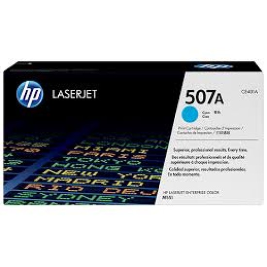 HP 507A Cyan Toner Cartridge (CE401A)