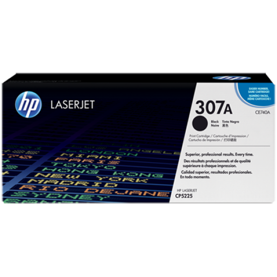 HP 307A Black Toner Cartridge (CE740A)