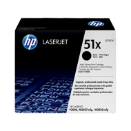 HP 51X Black High Yield Toner Cartridge (Q7551X)