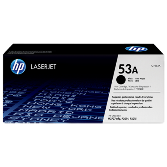 HP 53A Black Toner Cartridge (Q7553A)