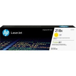 HP 218X Original High Yield Laser Toner Cartridge - Yellow