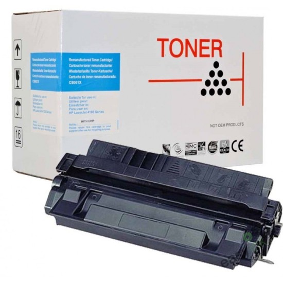 Remanufactured Icon HP 61X Black Toner Cartridge (C8061X)