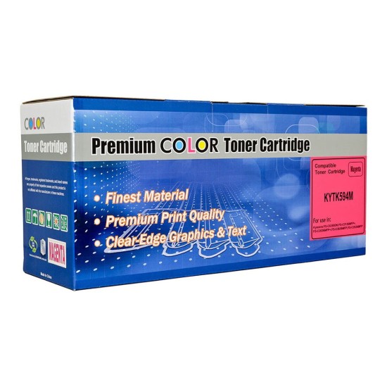 Compatible Icon Kyocera TK594 Magenta Toner Cartridge