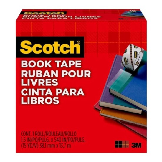 Scotch Tape Book Repair 845 38mm x 13.7m Transparent